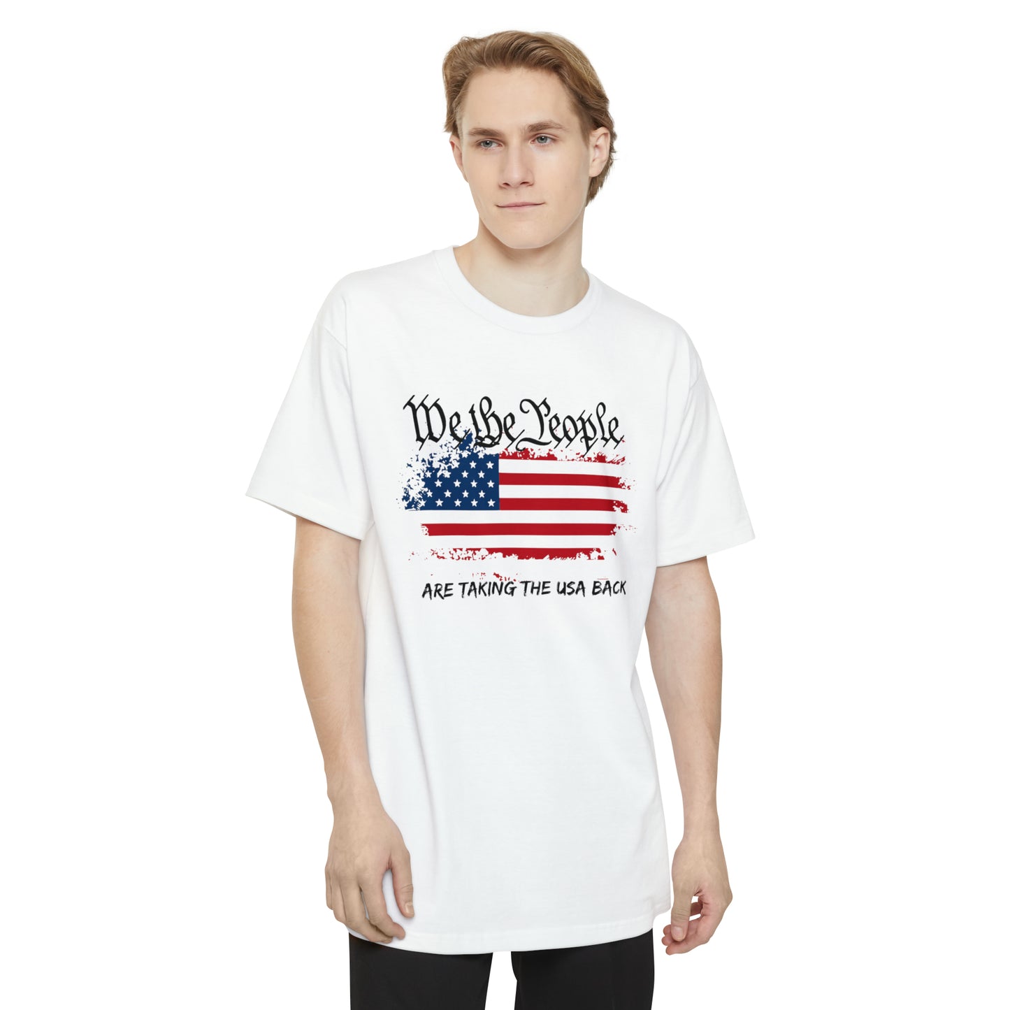 We The People Are Taking The USA Back BIG AND TALL (Front Design)