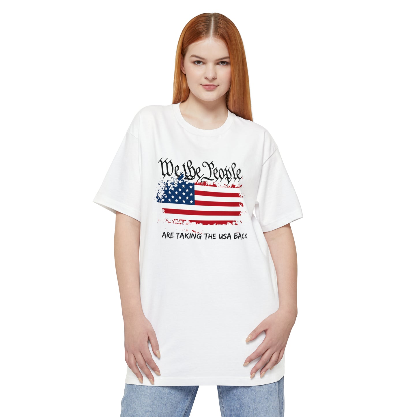 We The People Are Taking The USA Back BIG AND TALL (Front Design)