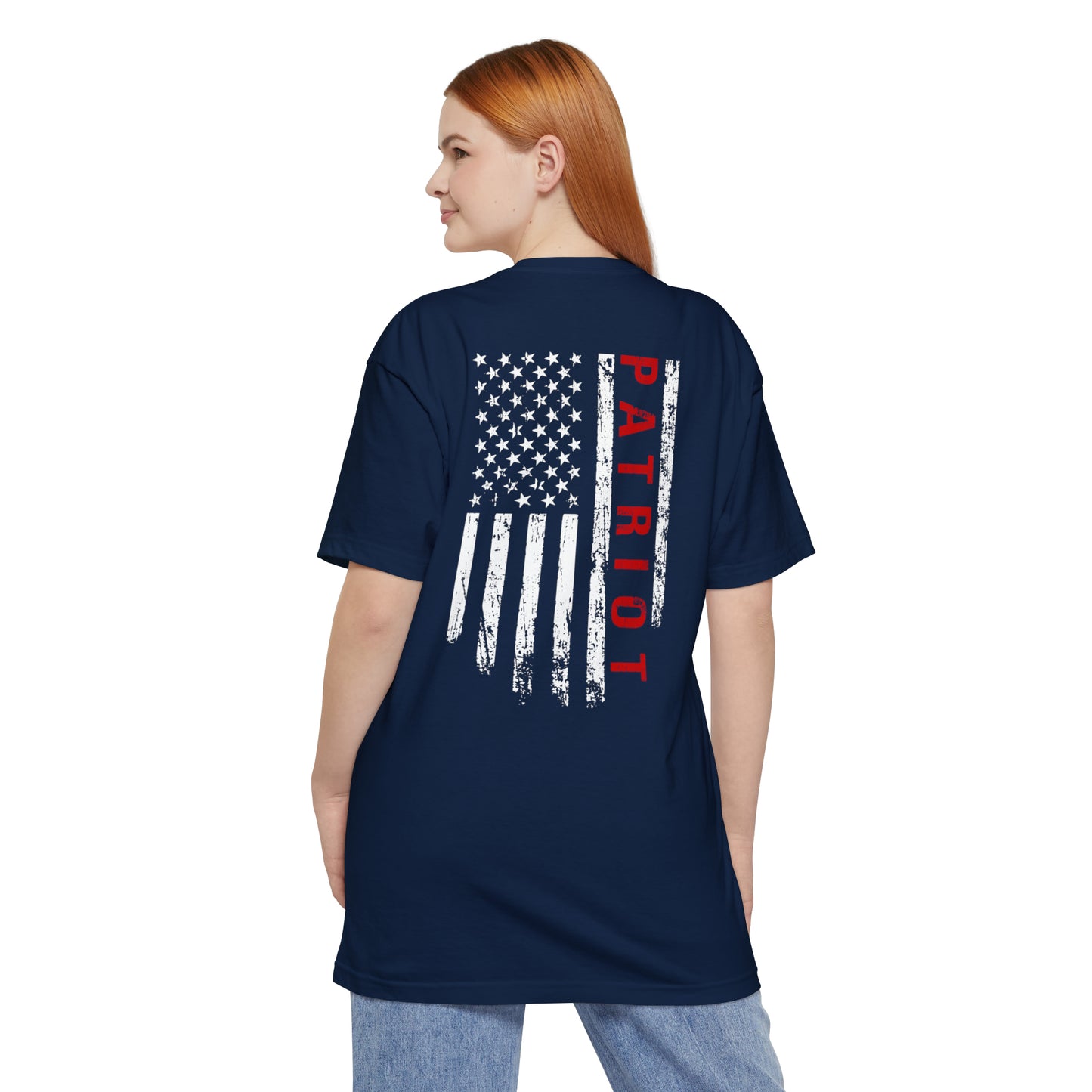 Patriot with USA Flag BIG AND TALL SIZES