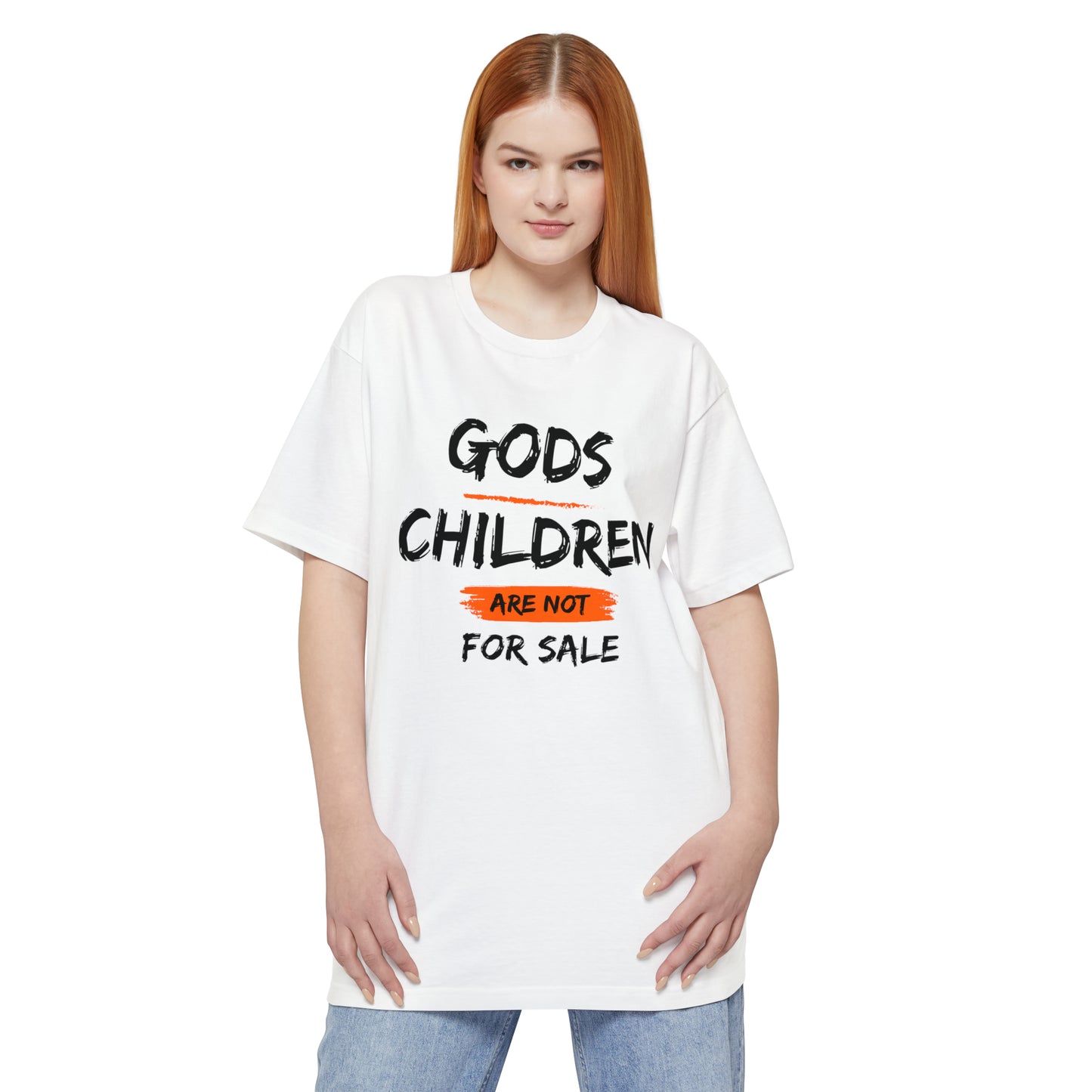 Gods Children Are Not For Sale ( Front Design) BIG AND TALL