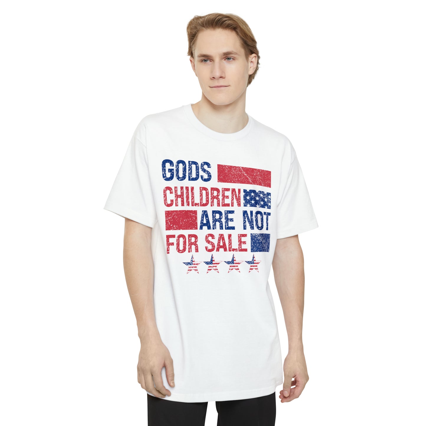 Gods Children Are Not For Sale (Front Design) BIG AND TALL