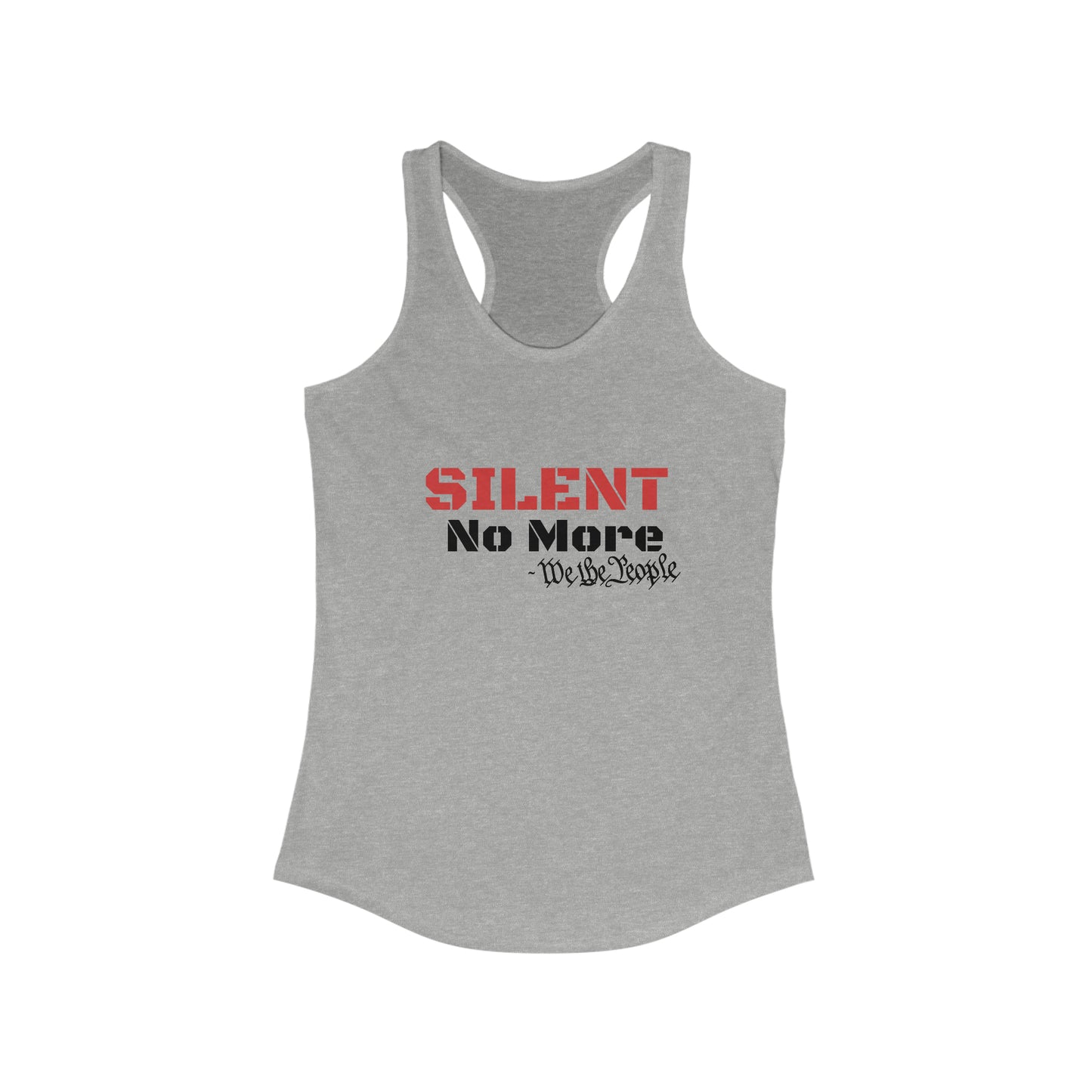 Silent No More.....Women's Racerback Tank