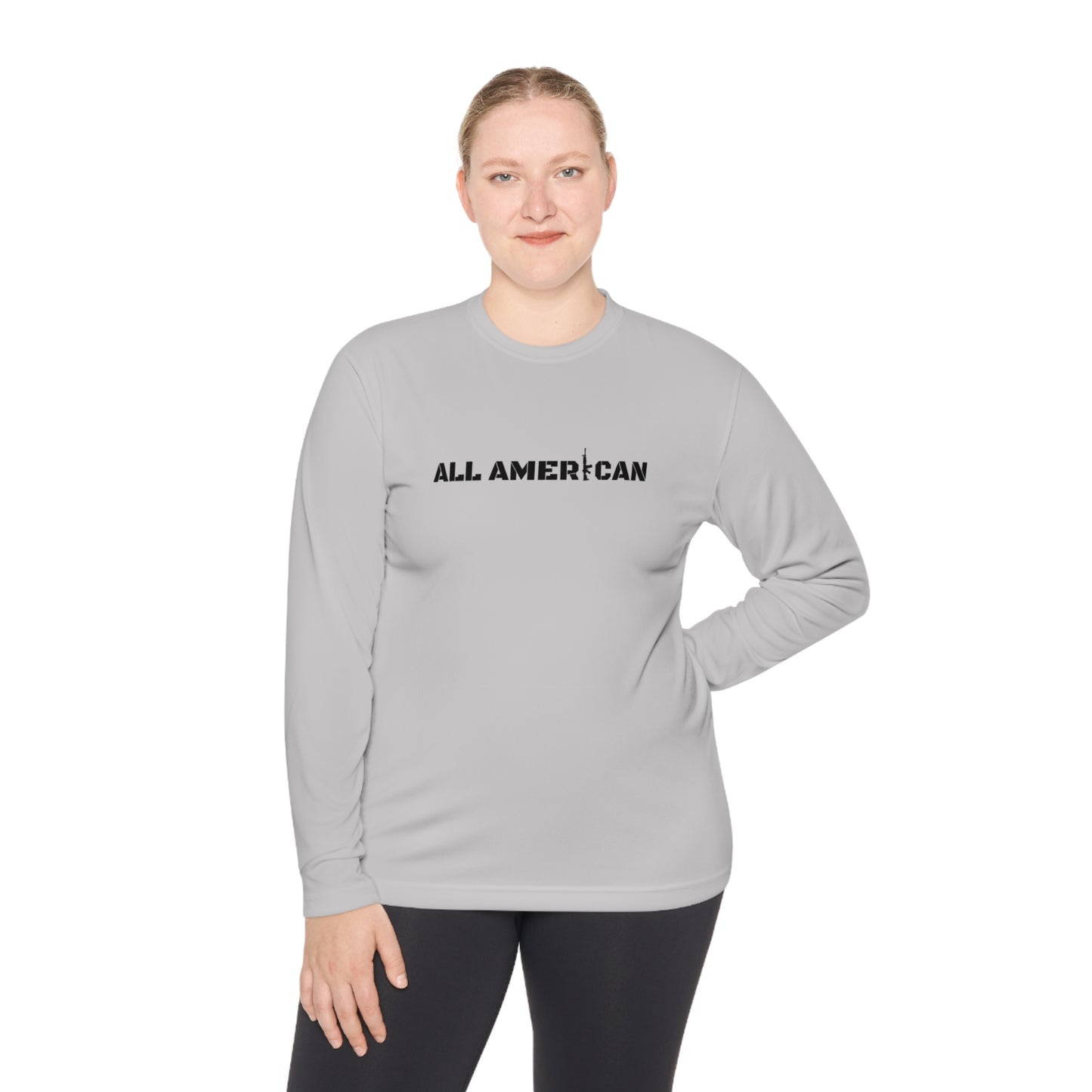 All American Unisex Lightweight Long Sleeve Tee