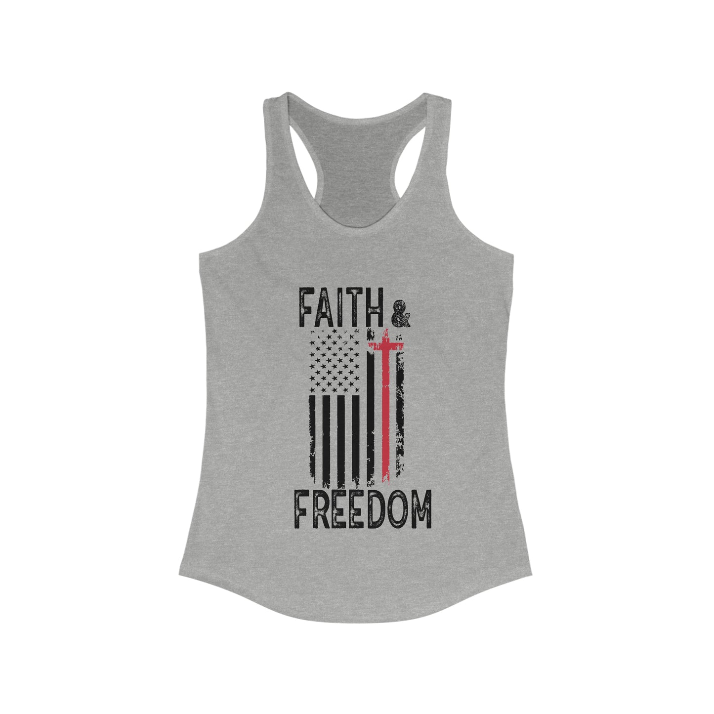 Faith & Freedom Women's Racerback Tank