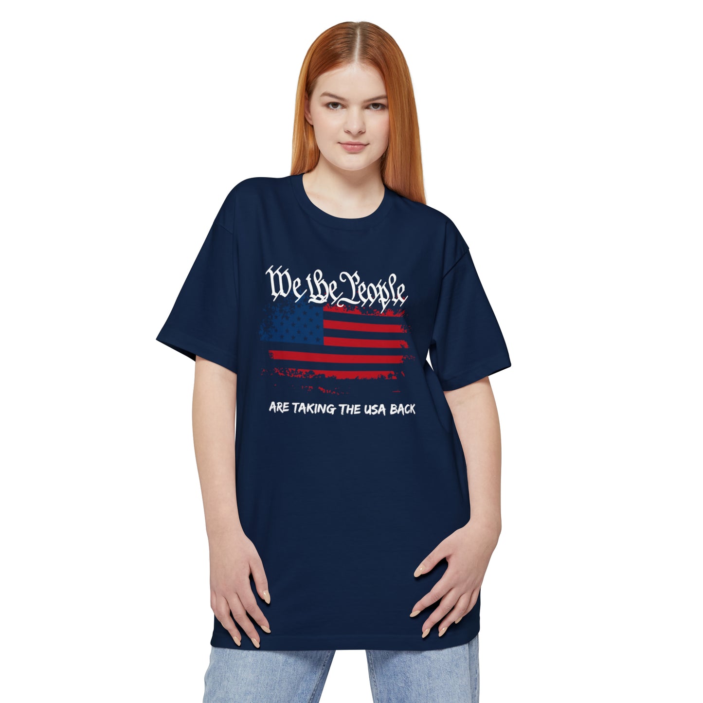 We The People Are Taking The USA Back BIG AND TALL (Front Design)