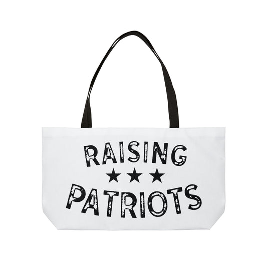 Raising Patriots Weekender Tote Bag  Beach Bag