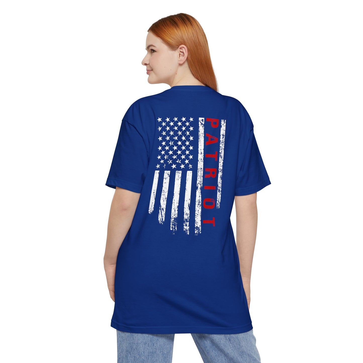 Patriot with USA Flag BIG AND TALL SIZES