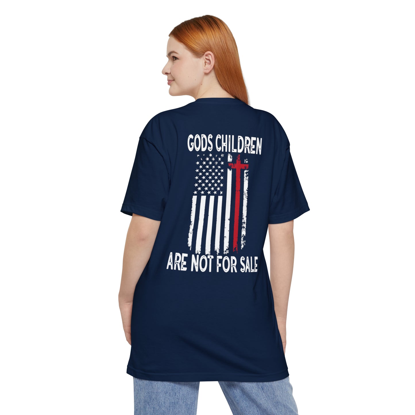 God's Children Are Not For Sale (Back Design) BIG AND TALL SIZES