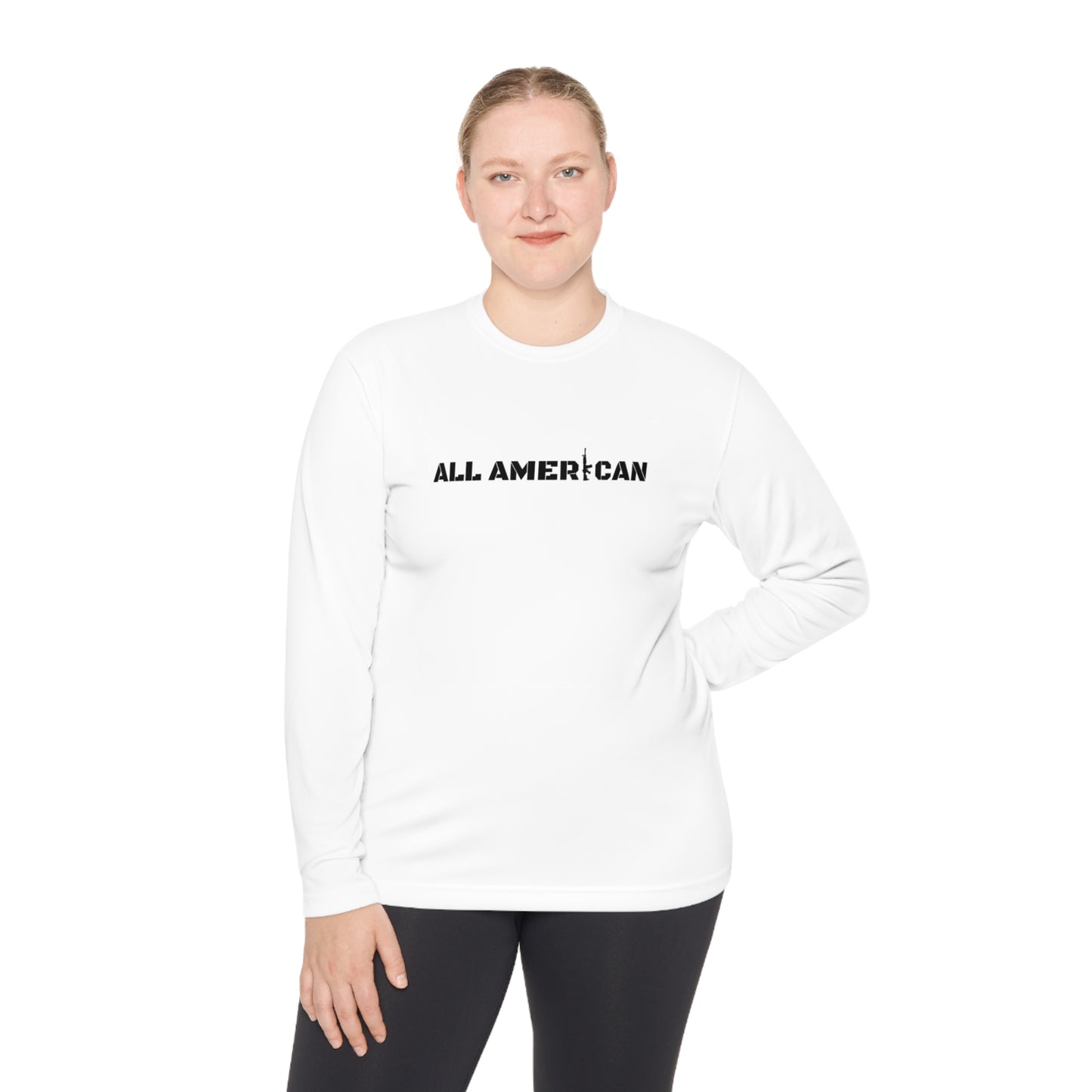 All American Unisex Lightweight Long Sleeve Tee