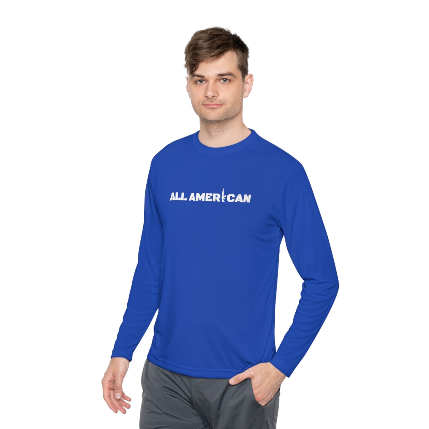 All American Unisex Lightweight Long Sleeve Tee