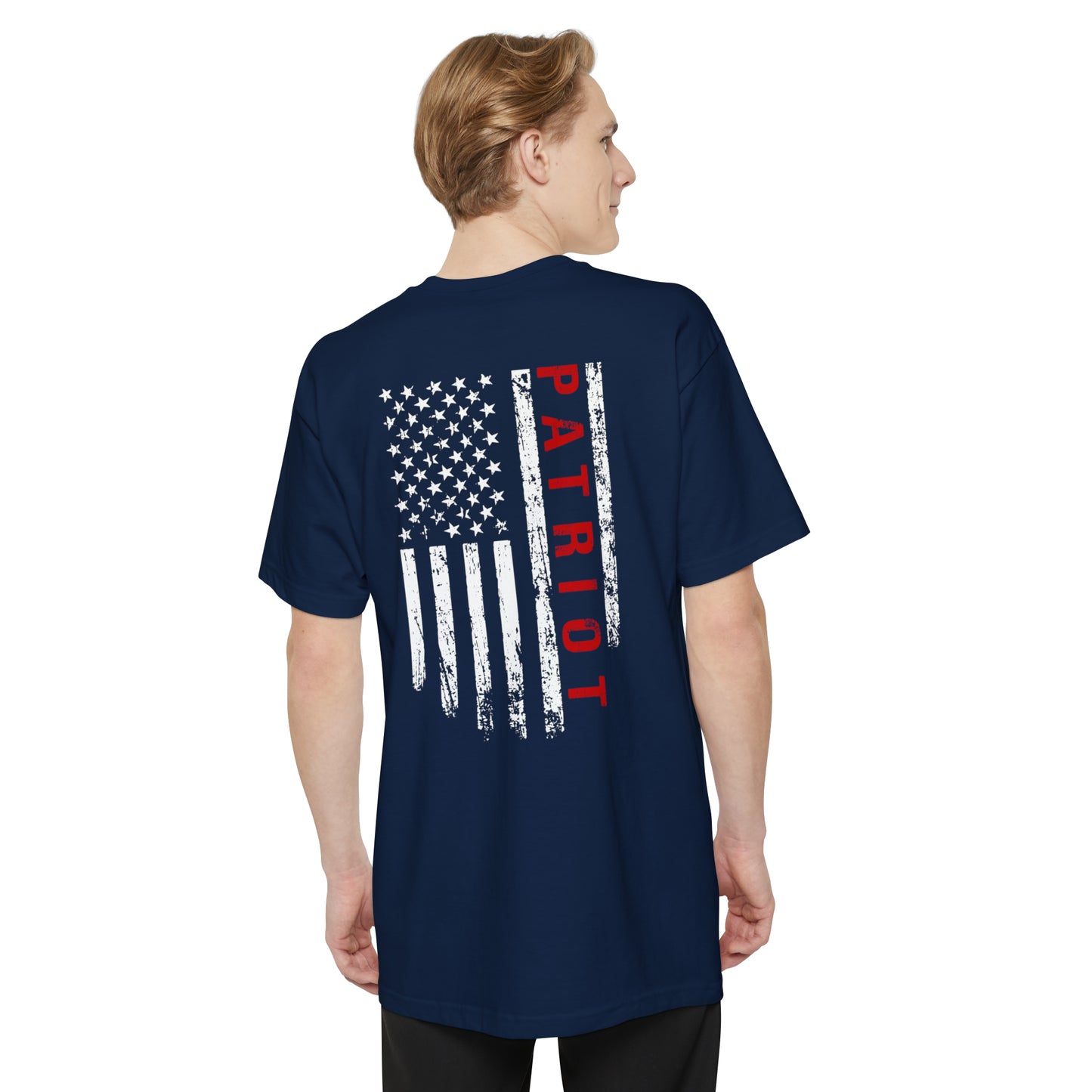 Patriot with USA Flag BIG AND TALL SIZES