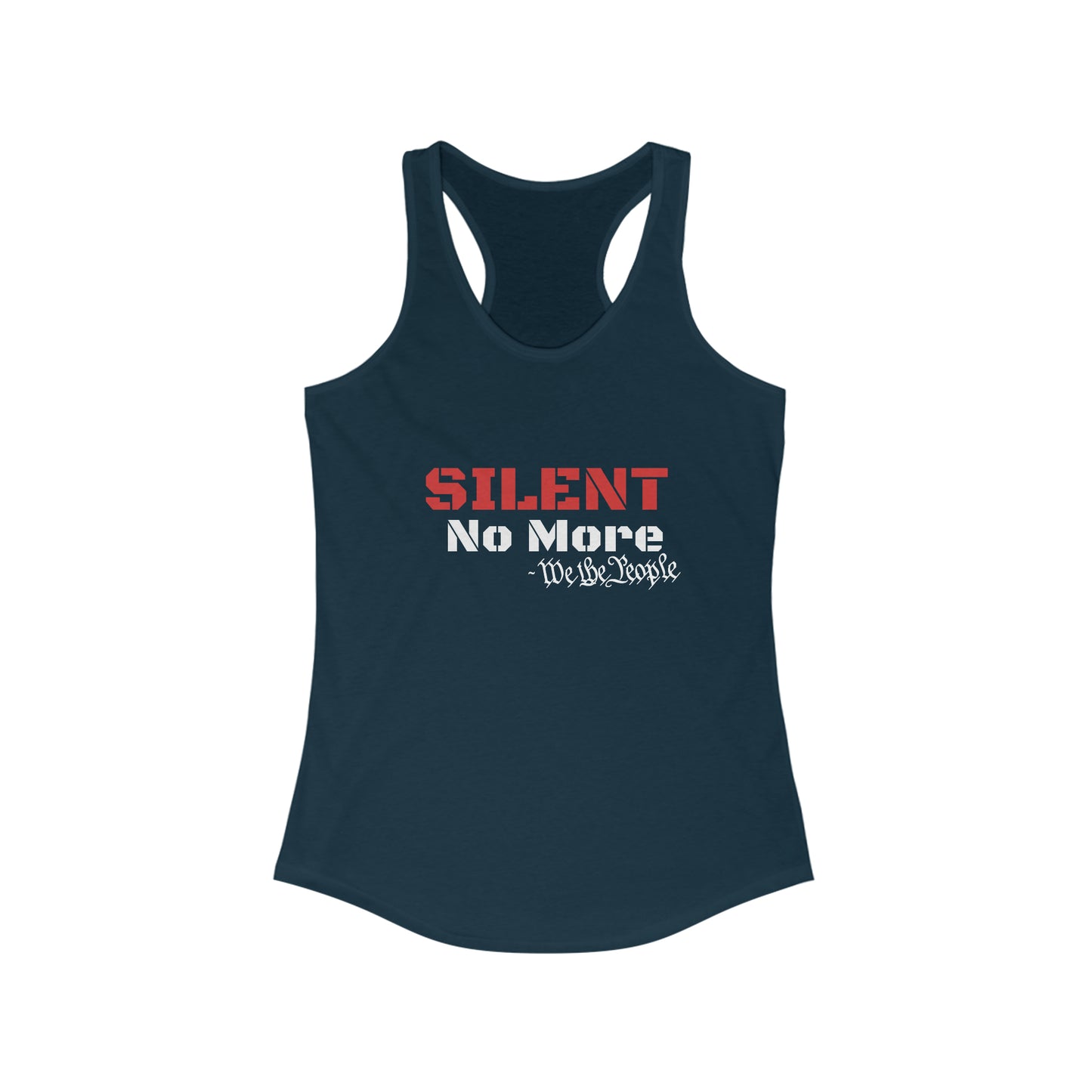 Silent No More.....Women's Racerback Tank