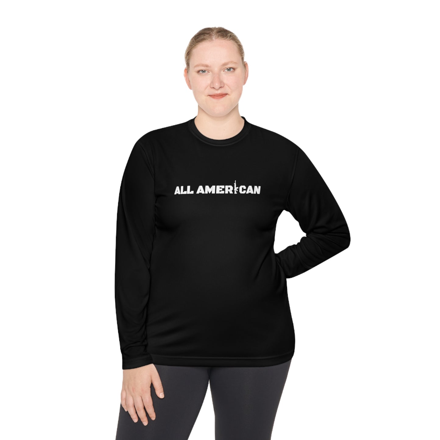 All American Unisex Lightweight Long Sleeve Tee