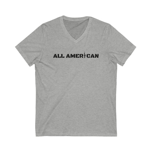 All American Short Sleeve V-Neck Tee