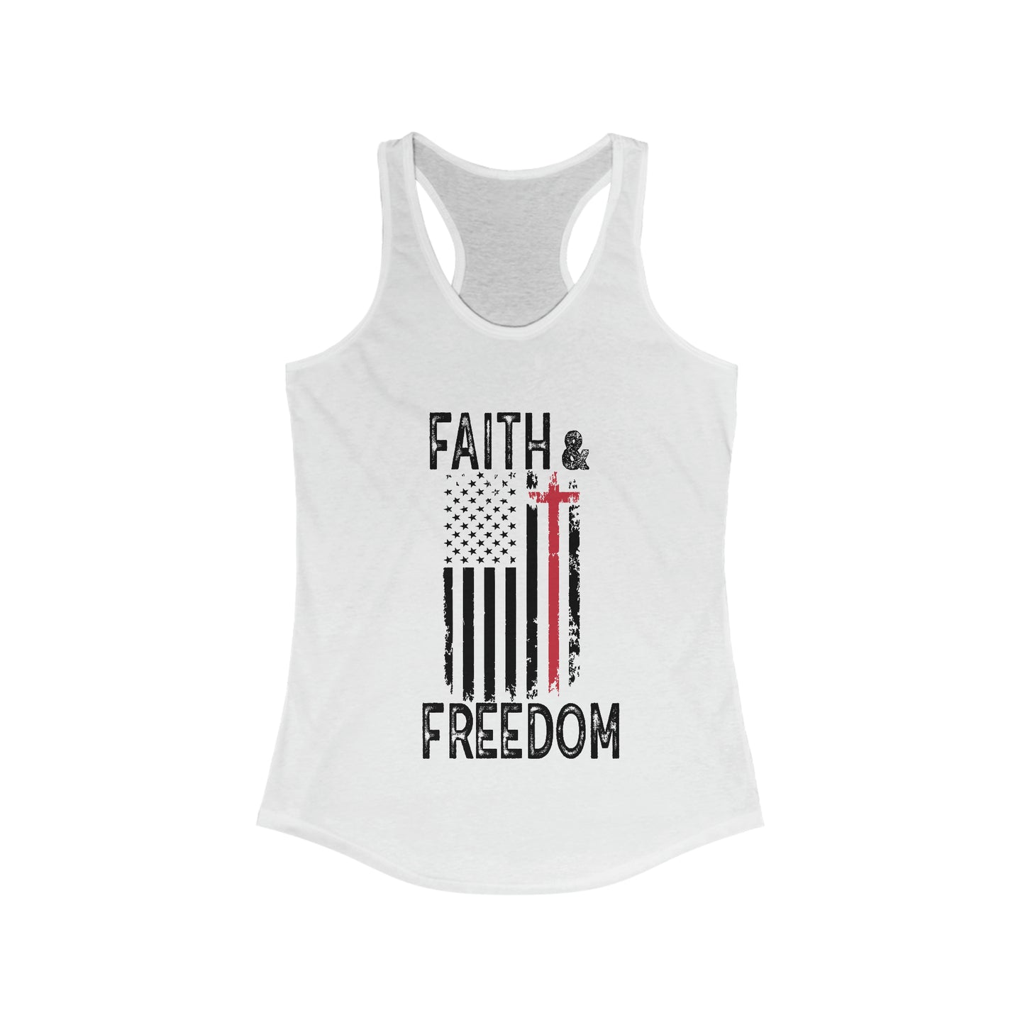 Faith & Freedom Women's Racerback Tank