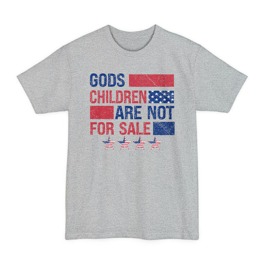 Gods Children Are Not For Sale (Front Design) BIG AND TALL