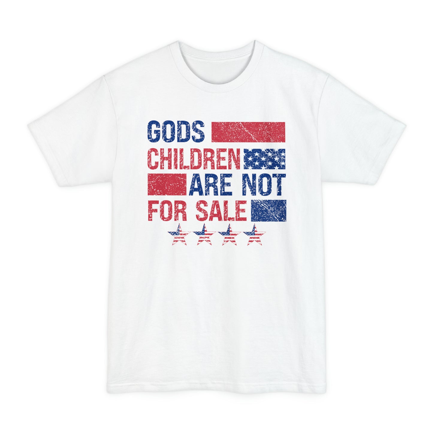 Gods Children Are Not For Sale (Front Design) BIG AND TALL