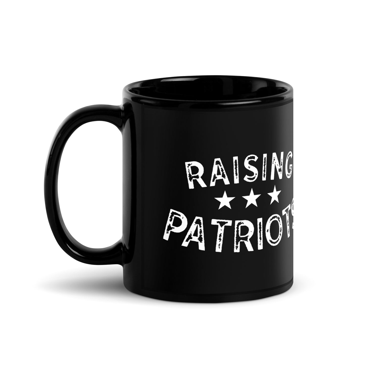 Raising Patriots Black Coffee Mug