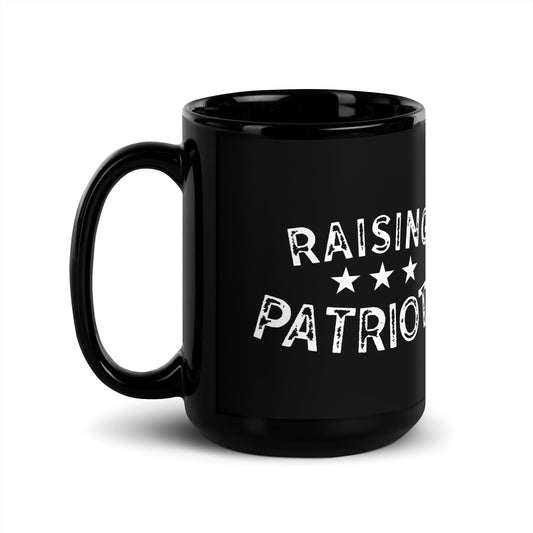 Raising Patriots Black Coffee Mug