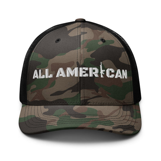 All American Camouflage trucker hat