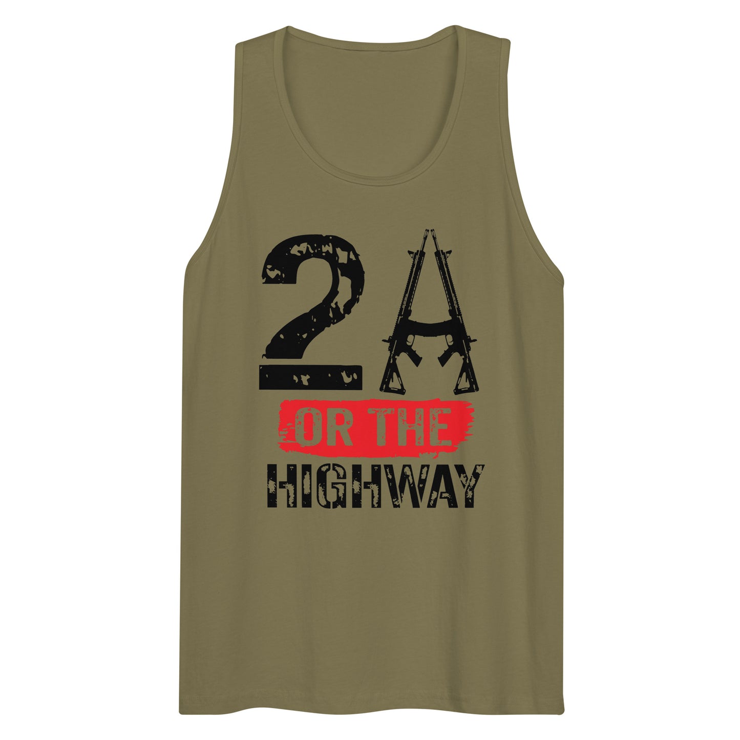 2A Or The Highway Men’s Tank Top