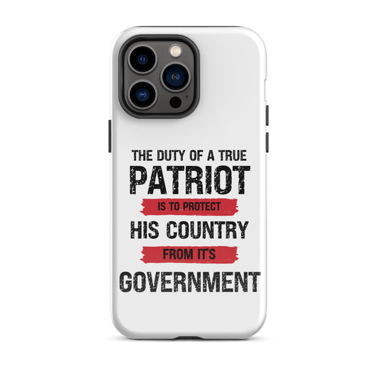 Duty Of A Patriot Tough Case for iPhone®