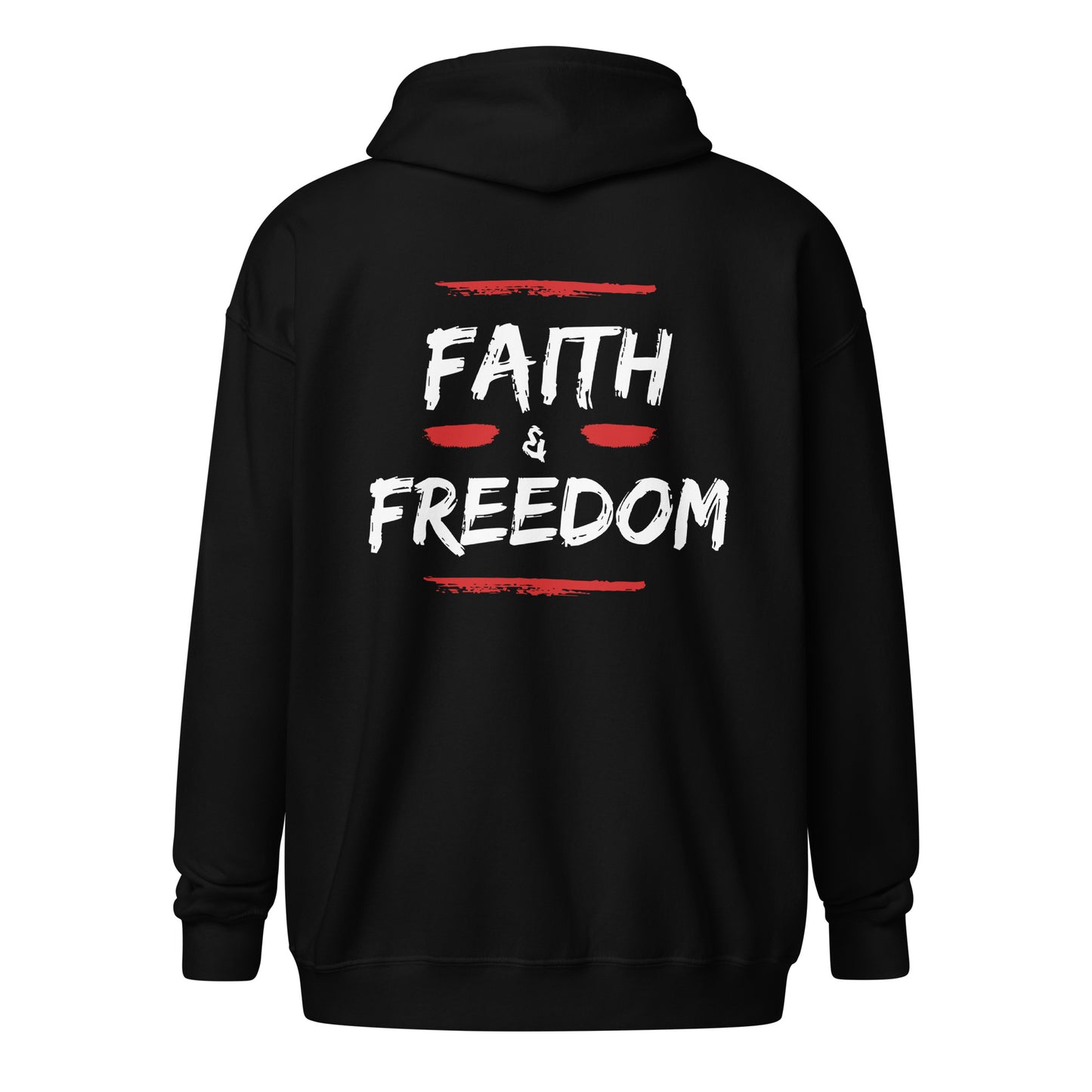 Faith and Freedom Unisex heavy blend zip hoodie