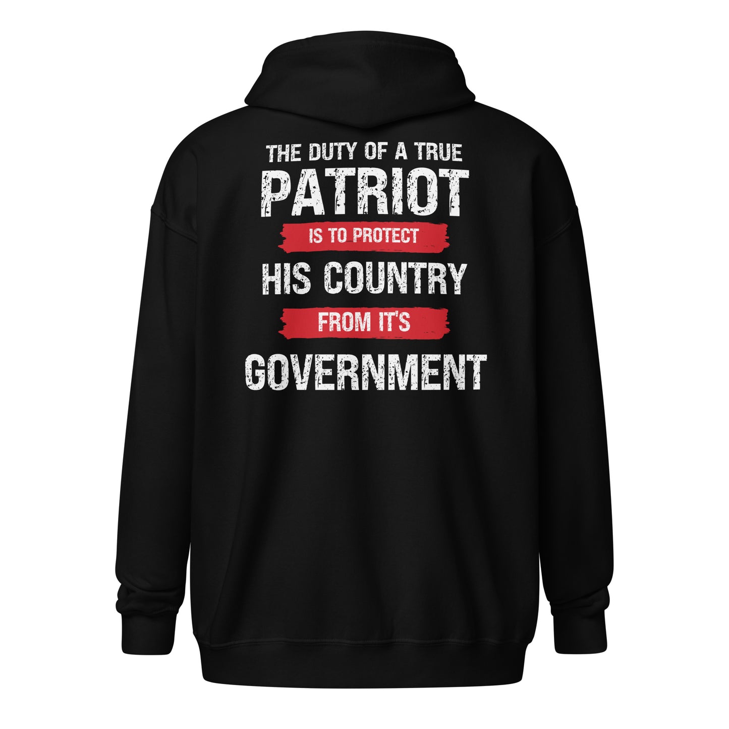 Duty Of A Patriot Unisex heavy blend ZIP HOODIE