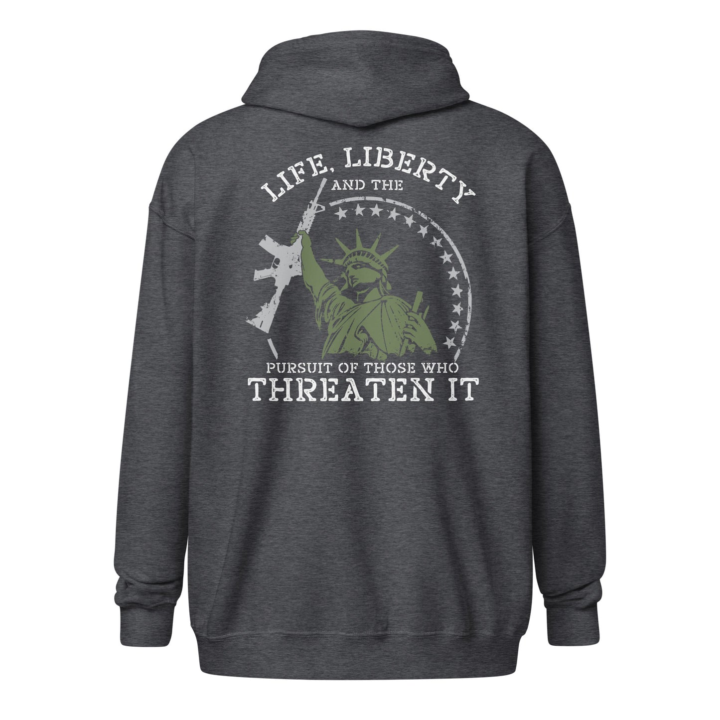 Life, Liberty Unisex Heavy Zip Hoodie