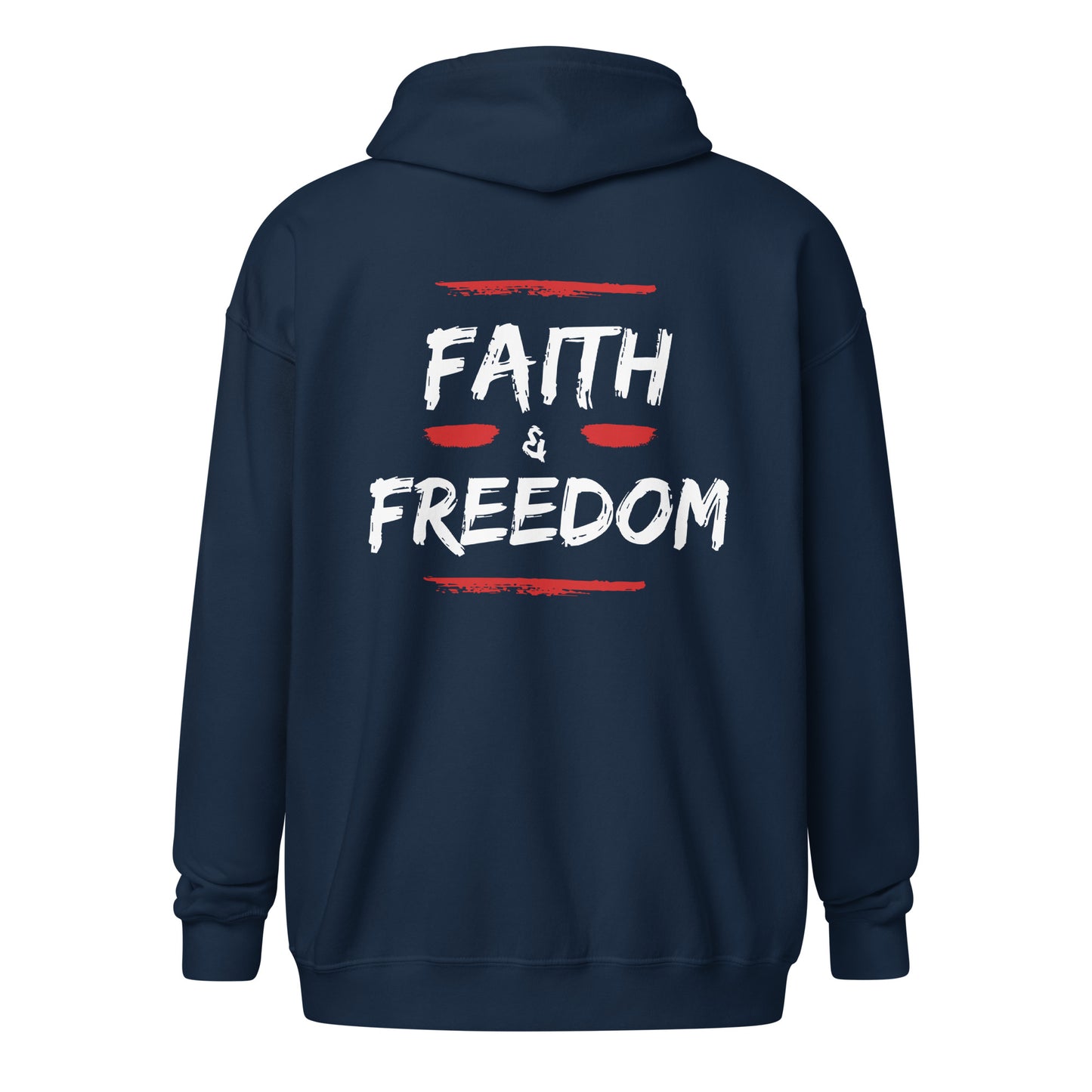 Faith and Freedom Unisex heavy blend zip hoodie