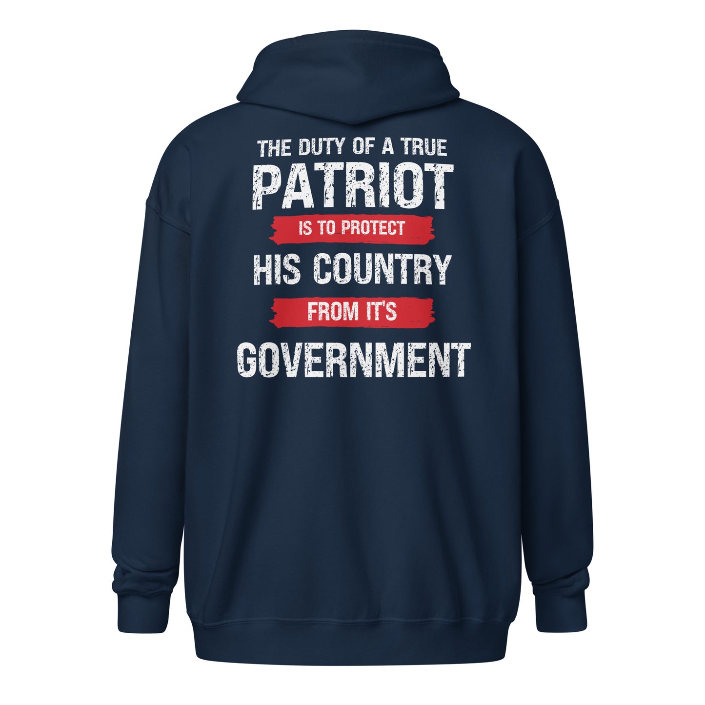 Duty Of A Patriot Unisex heavy blend ZIP HOODIE