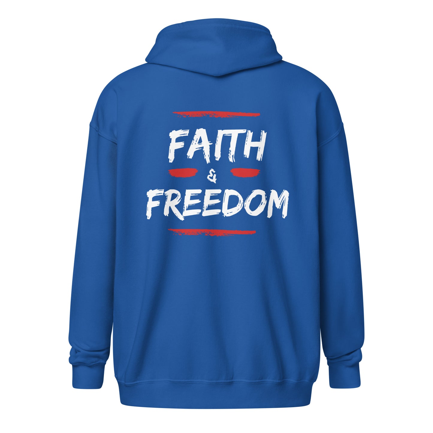 Faith and Freedom Unisex heavy blend zip hoodie