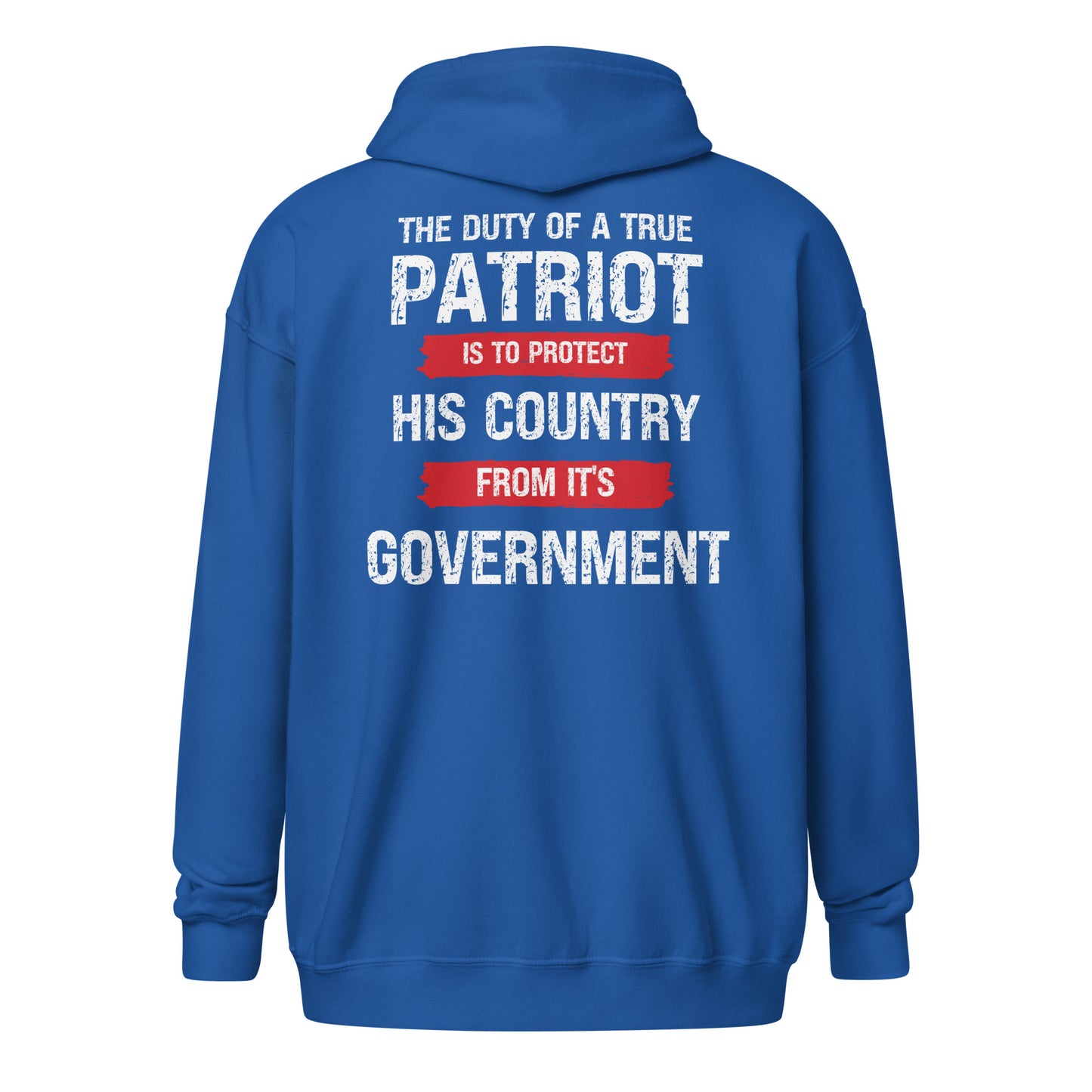 Duty Of A Patriot Unisex heavy blend ZIP HOODIE