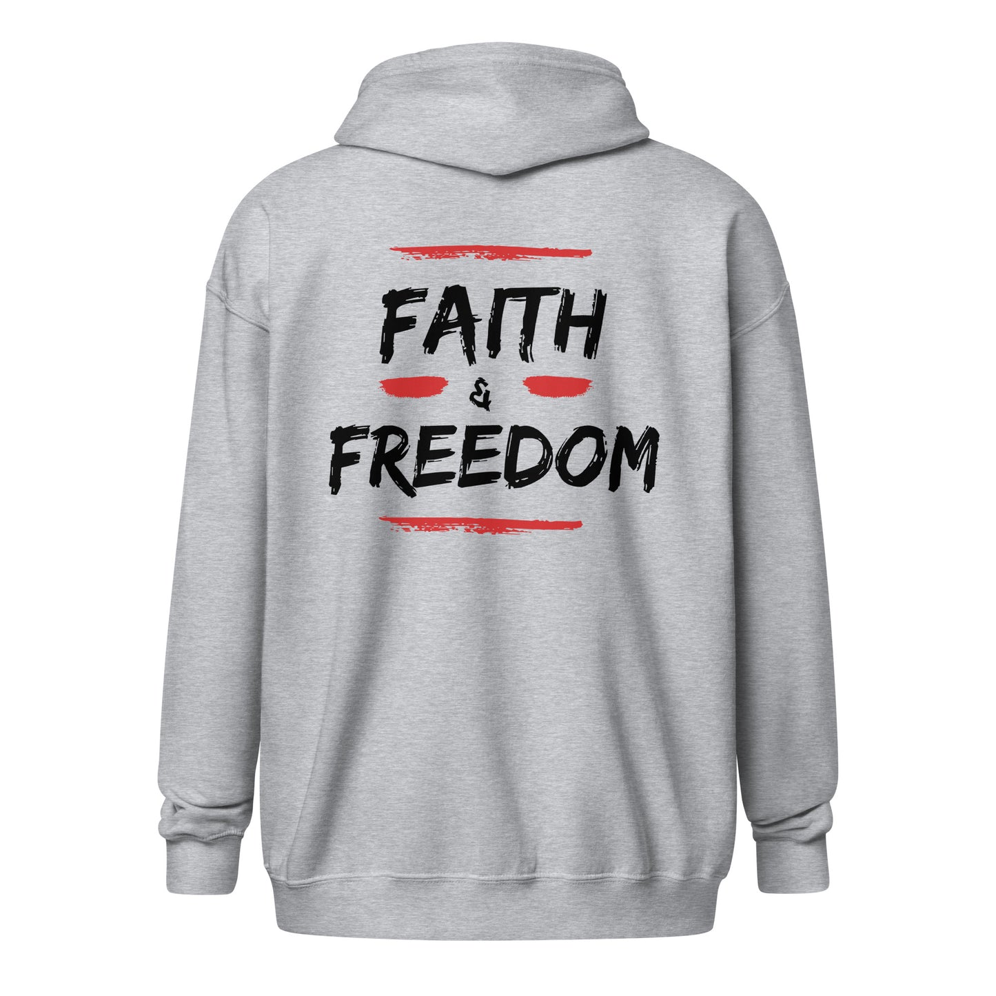 Faith and Freedom Unisex heavy blend zip hoodie