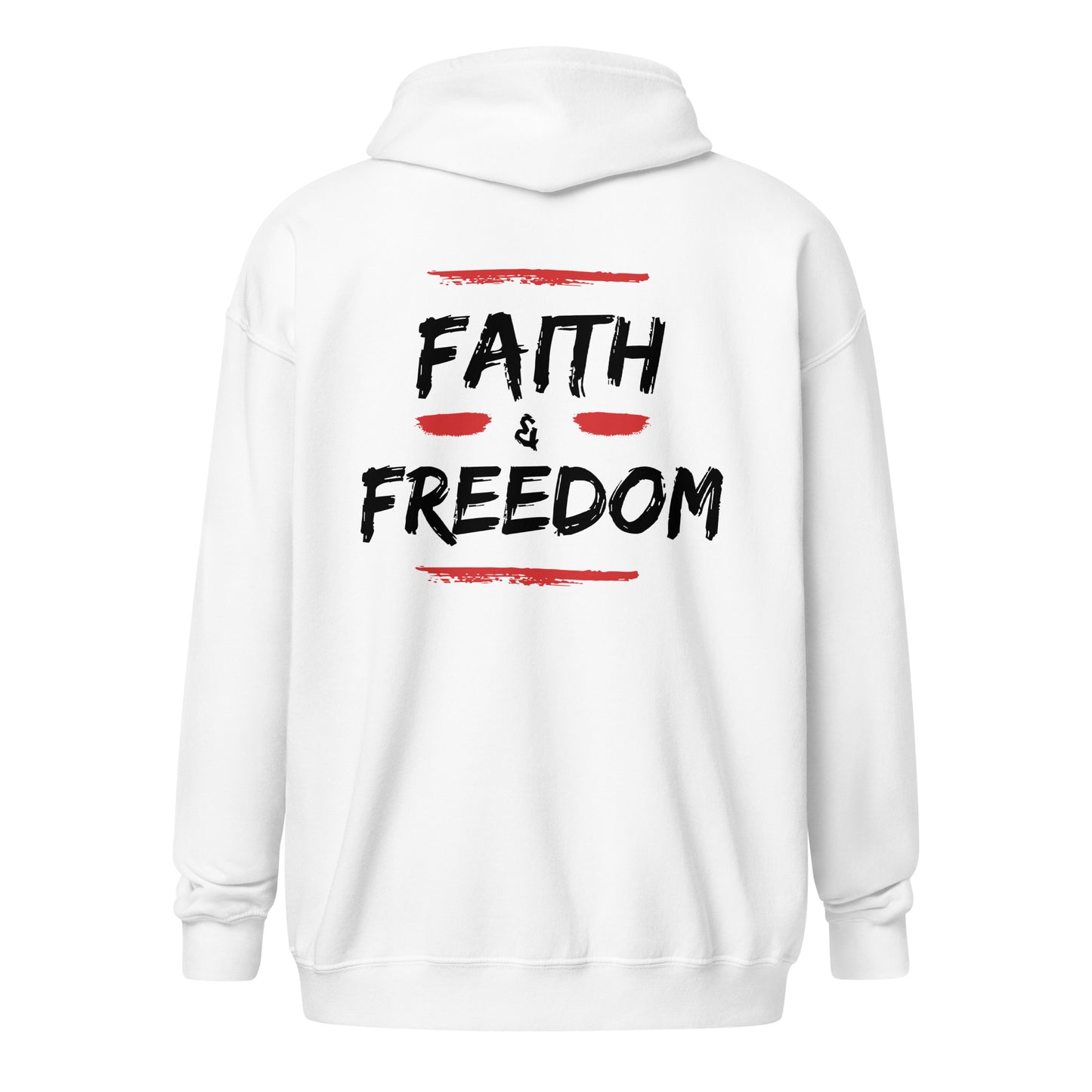 Faith and Freedom Unisex heavy blend zip hoodie