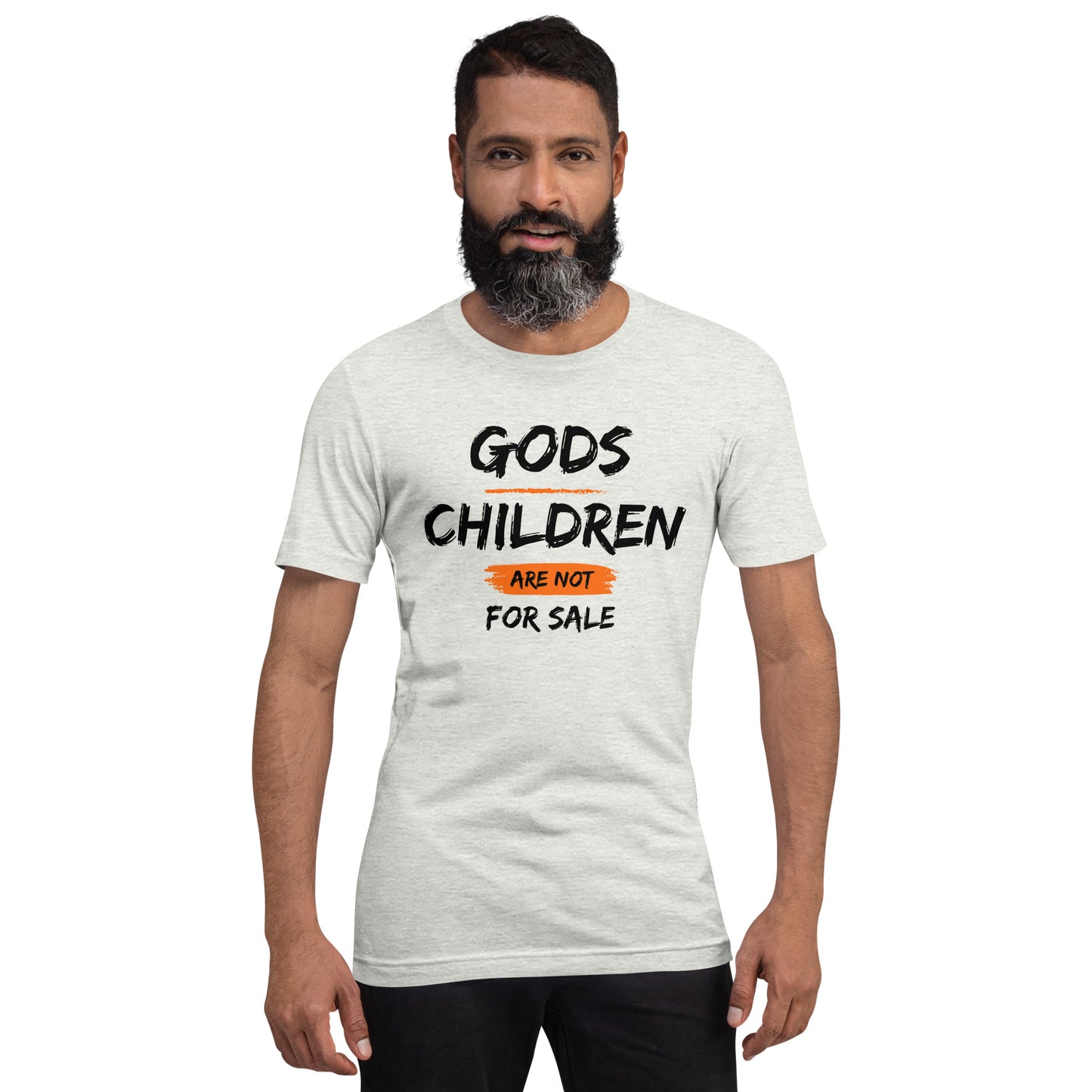 Gods Children Are Not For Sale (Front Design) Unisex t-shirt