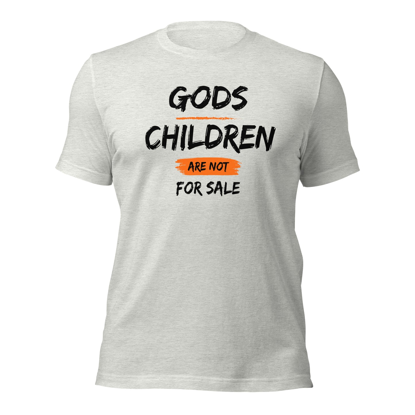 Gods Children Are Not For Sale (Front Design) Unisex t-shirt