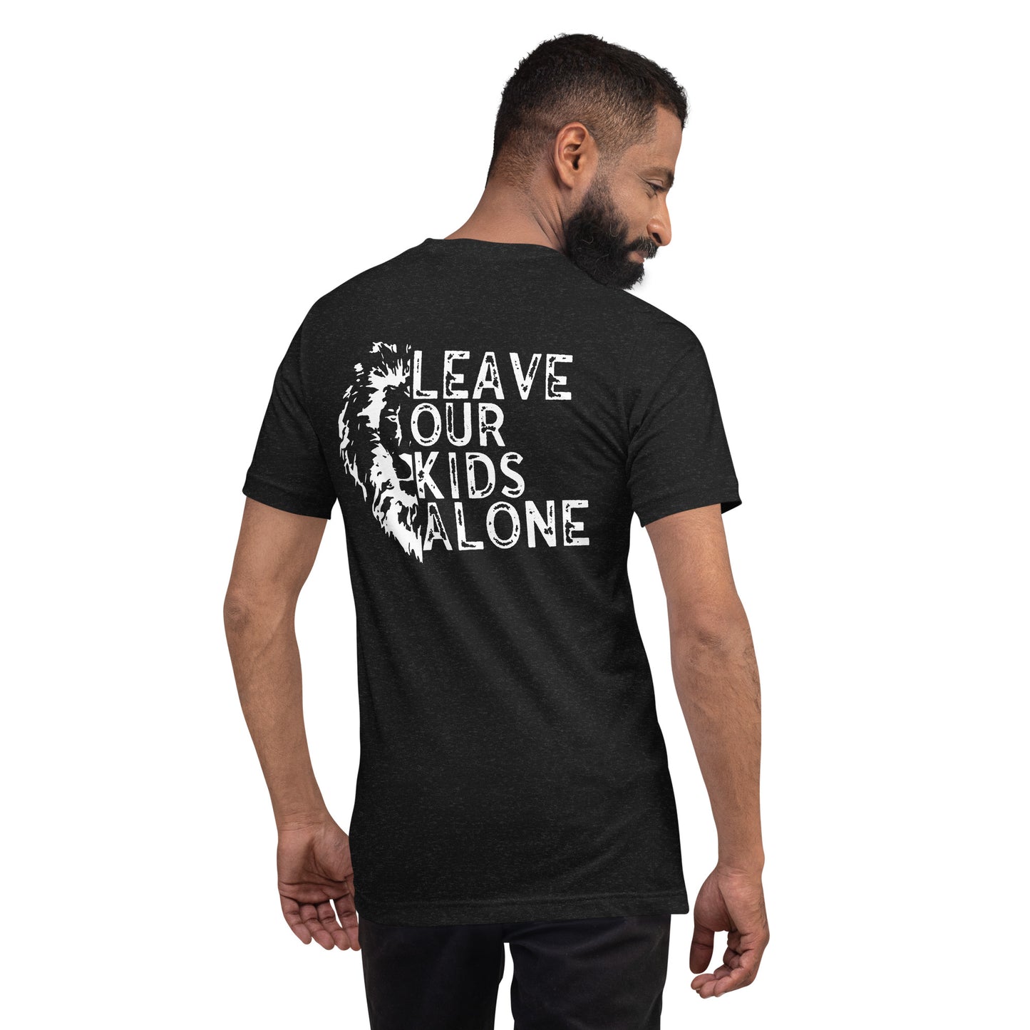 Leave Our Kids Alone With Lion (Back Design)