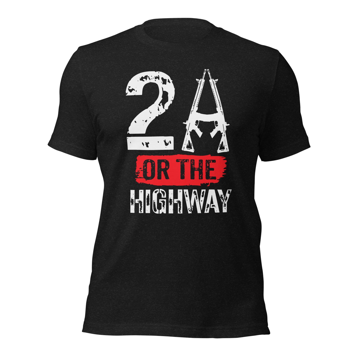 2A Or The Highway (Front Design) Unisex t-shirt