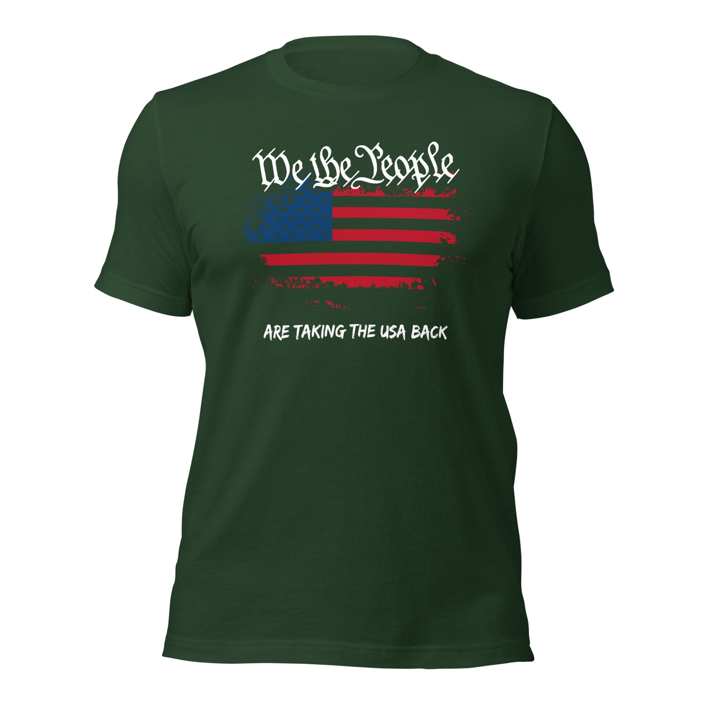 We The People Are Taking The USA Back (Front Design) Unisex t-shirt