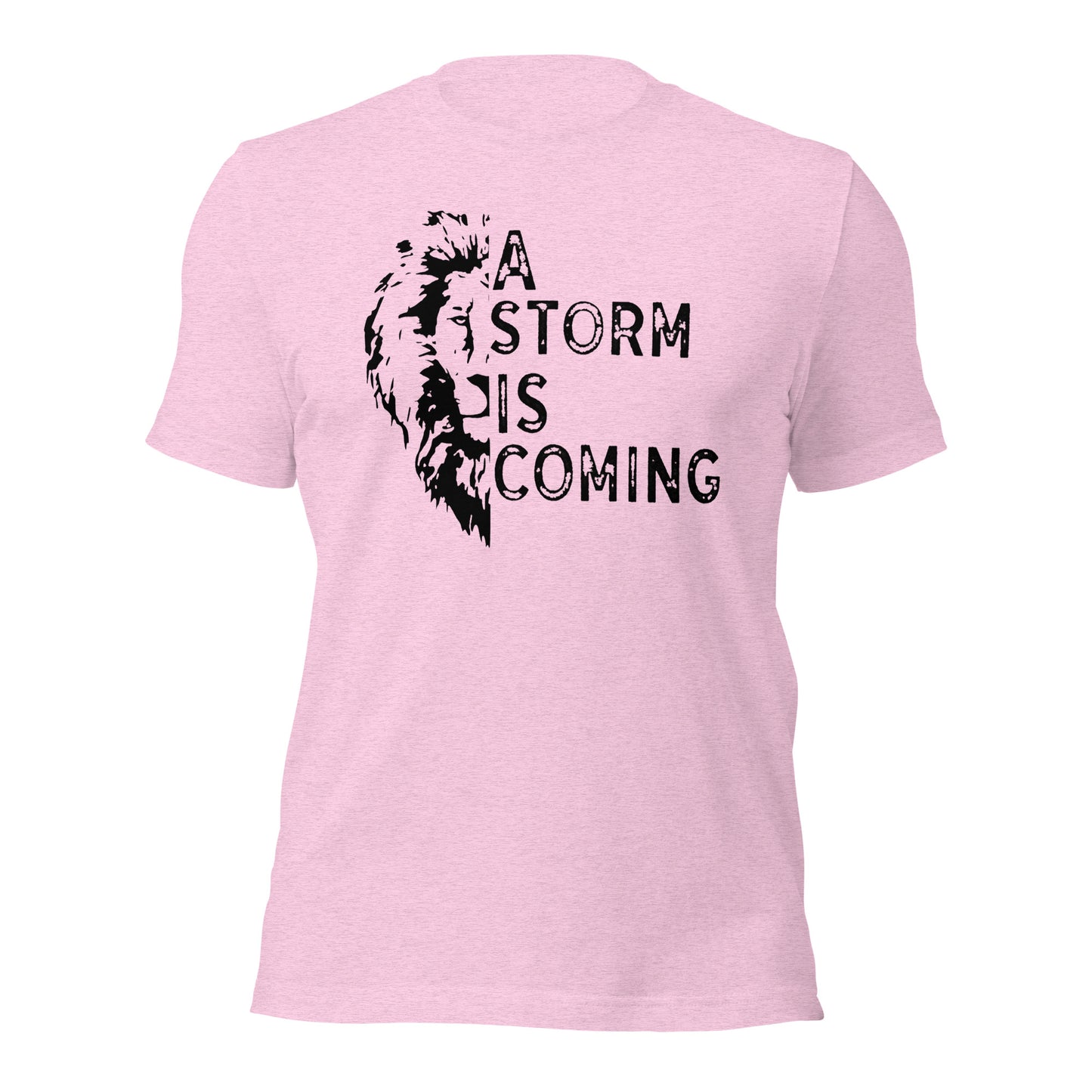 A Storm Is Coming With Lion Unisex t-shirt