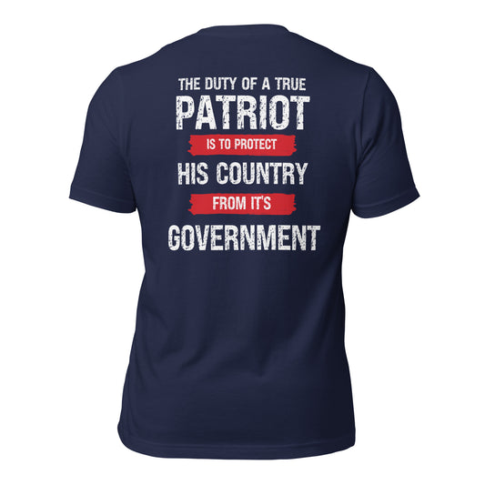 Duty Of A Patriot Unisex t-shirt