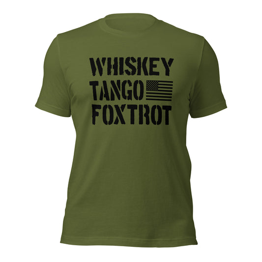 Whiskey Tango Foxtrot Unisex t-shirt