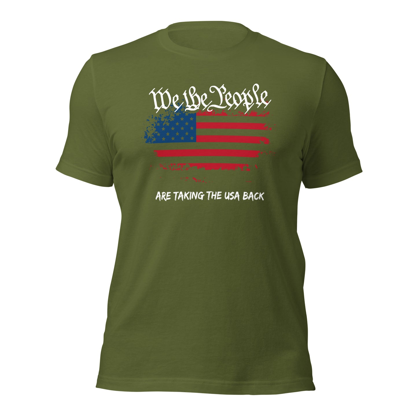 We The People Are Taking The USA Back (Front Design) Unisex t-shirt