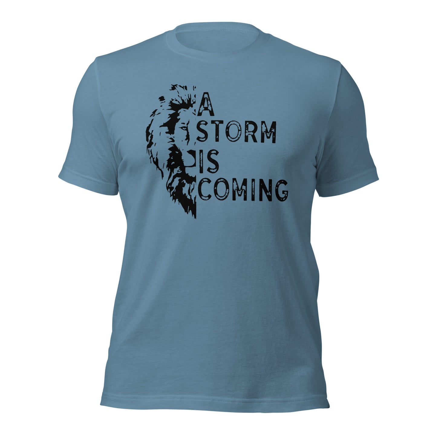 A Storm Is Coming With Lion Unisex t-shirt