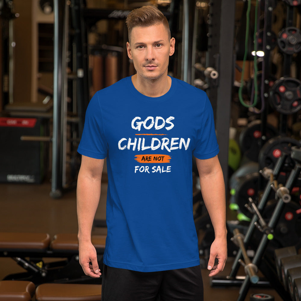 Gods Children Are Not For Sale ( Front Design) Unisex t-shirt