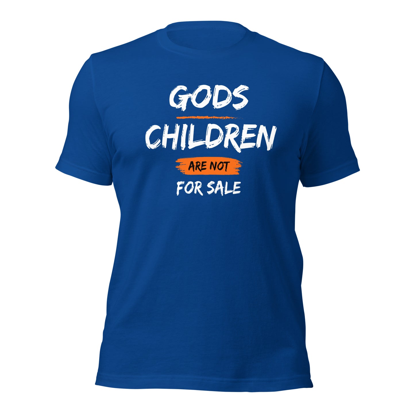 Gods Children Are Not For Sale ( Front Design) Unisex t-shirt