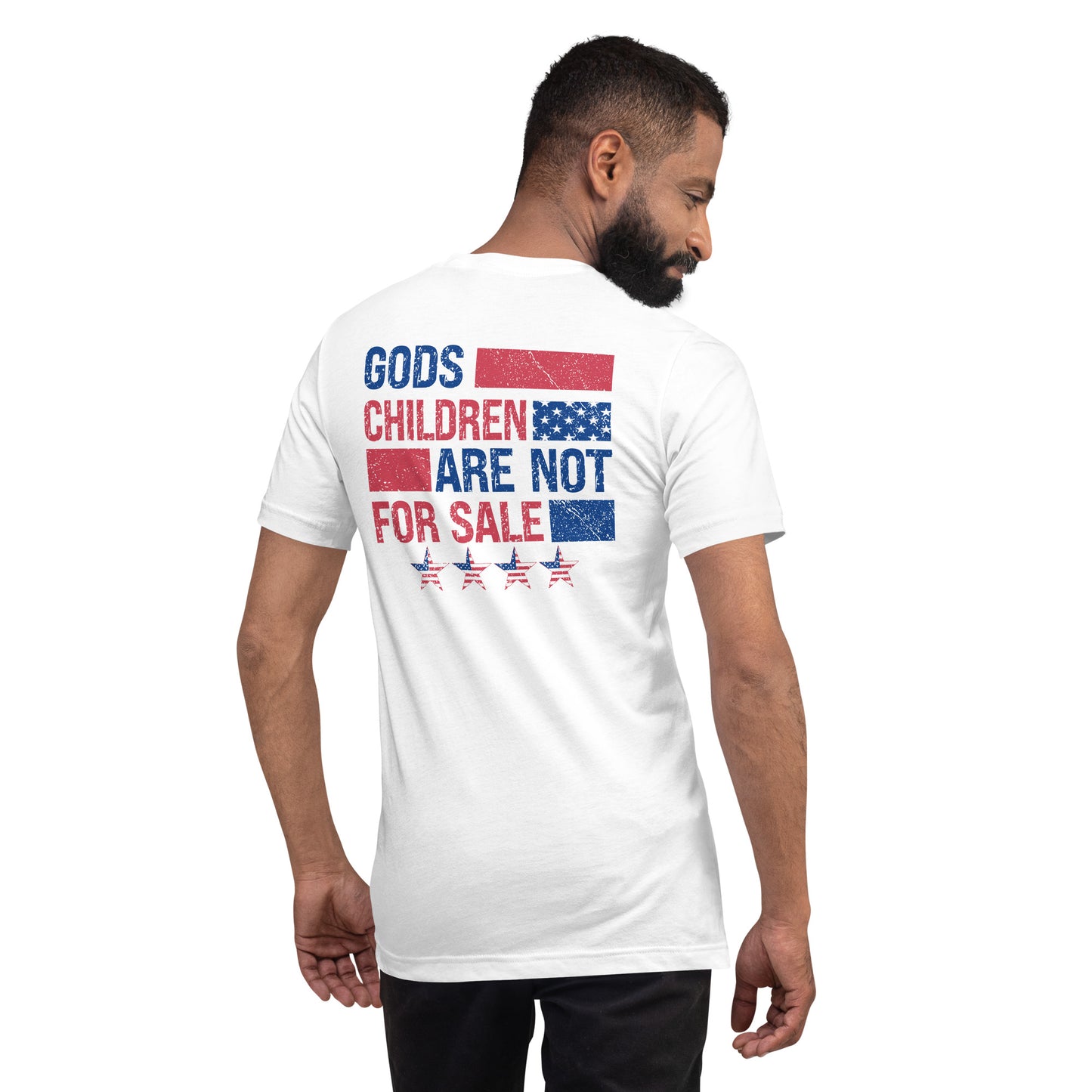 Gods Children Are Not For Sale (Back Design) Unisex t-shirt