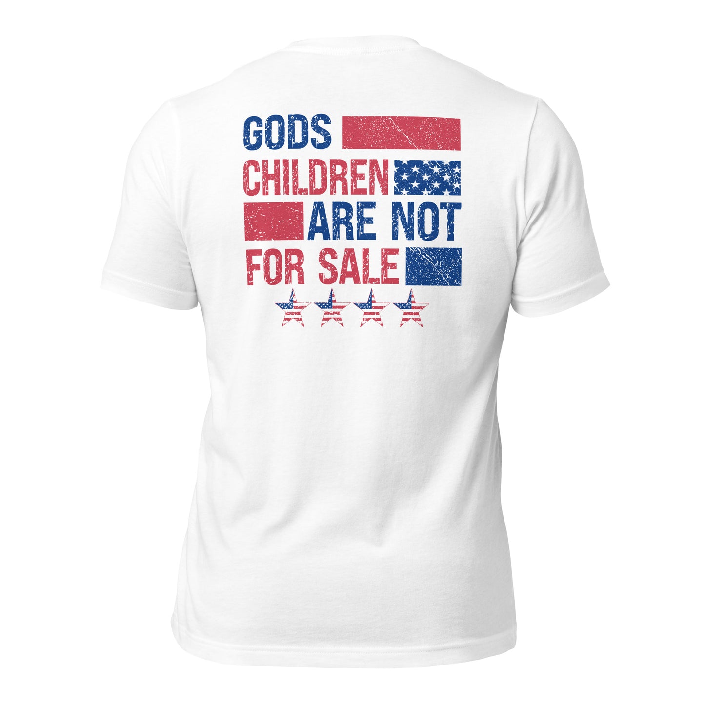 Gods Children Are Not For Sale (Back Design) Unisex t-shirt