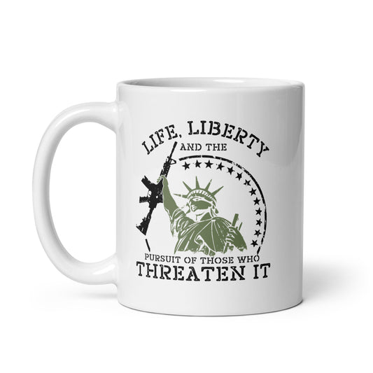 Life Liberty White Coffee Mug